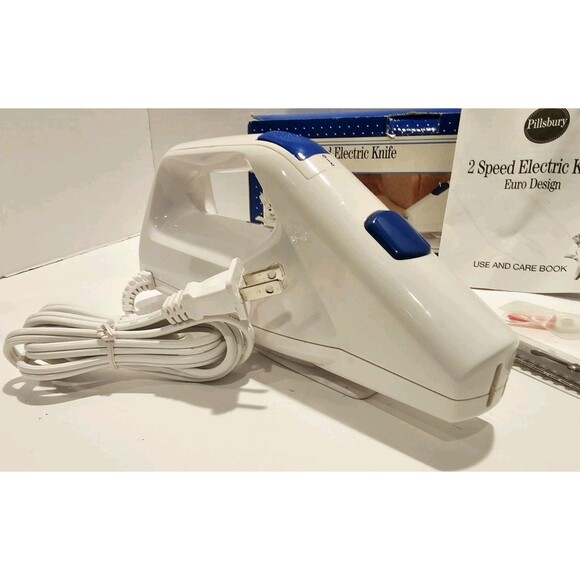 Boxed PILLSBURY 2 SPEED ELECTRIC KNIFE EURO DESING MODEL PEK-3000 PRE-OWNED EUC - Picture 4 of 9